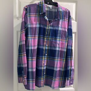 Old Navy Multicolor Plaid Shirt